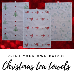 Christmas tea towel kit
