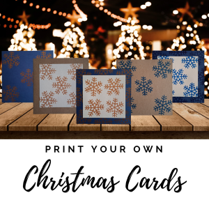 Christmas card kit - snowflake