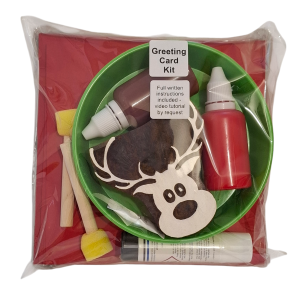 Christmas card kit - Rudolph