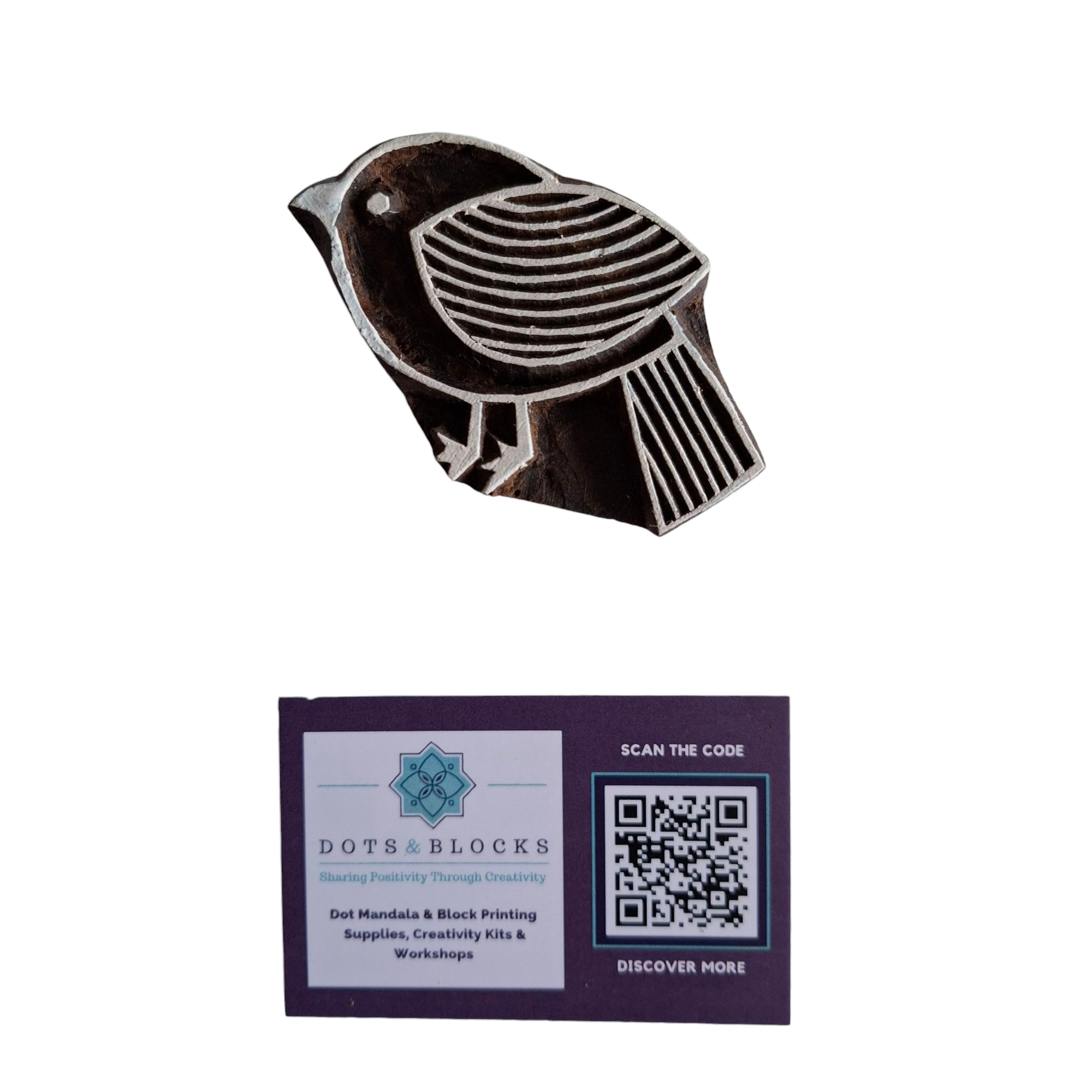 Block - Bird or bee design - Image 2