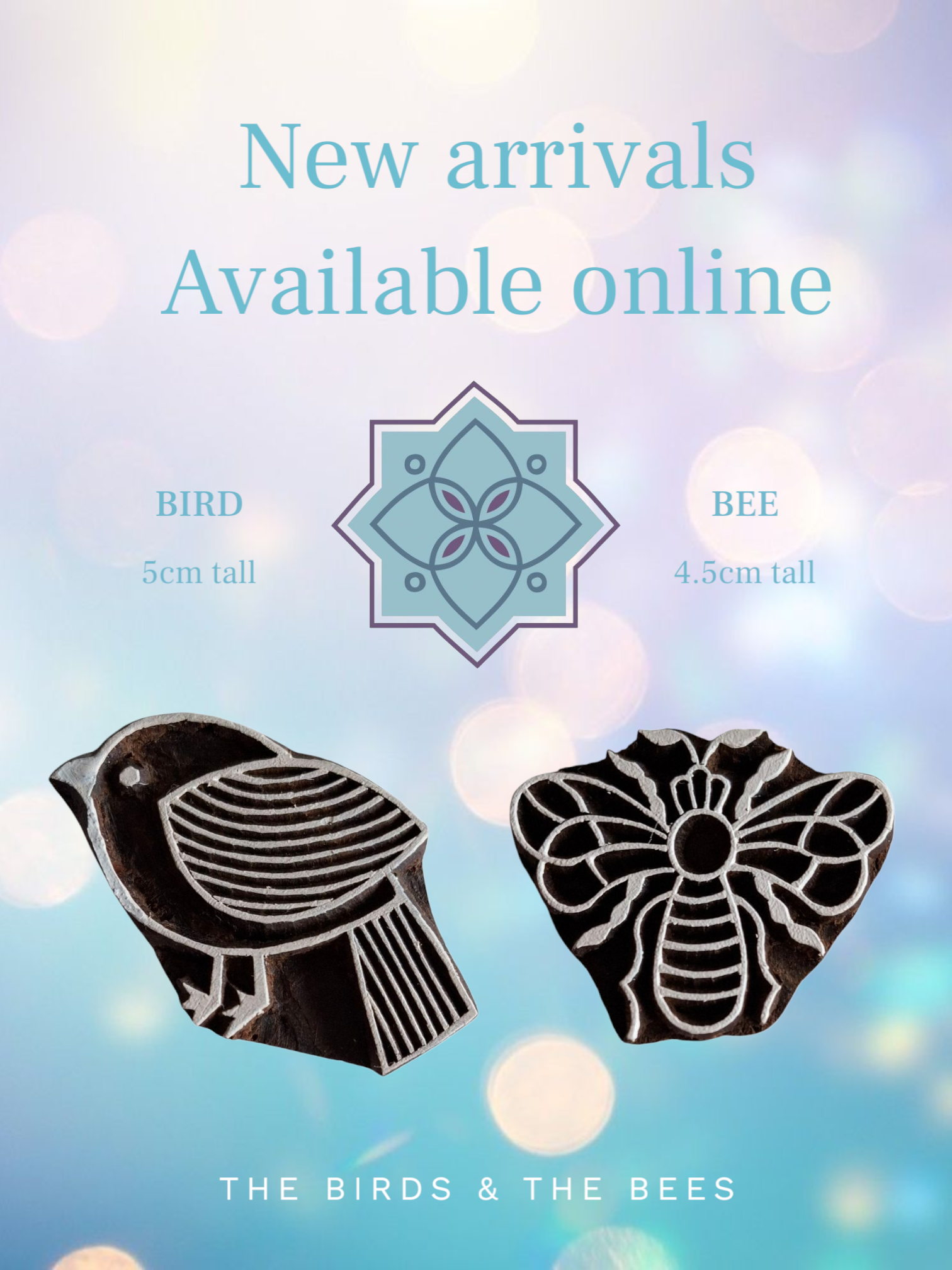 Block - Bird or bee design
