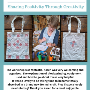 Block Printing Workshops - Adults only
