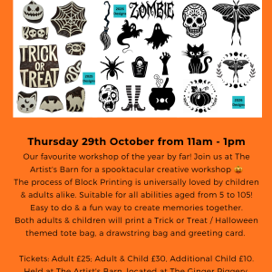 School Holidays Block Printing Workshops