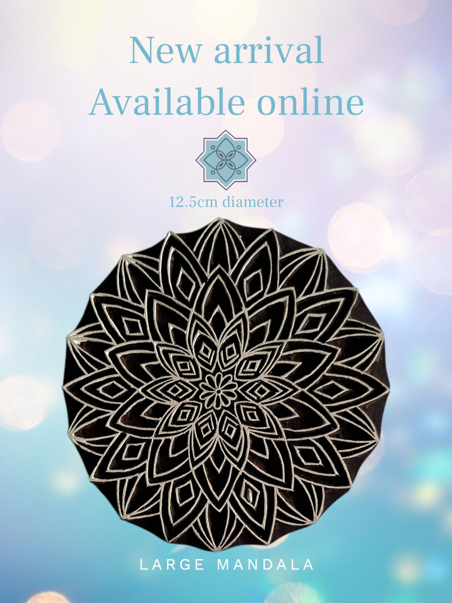 Block - Mandala Flower