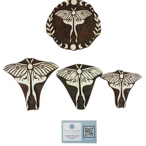 Block - Luna Moth designs