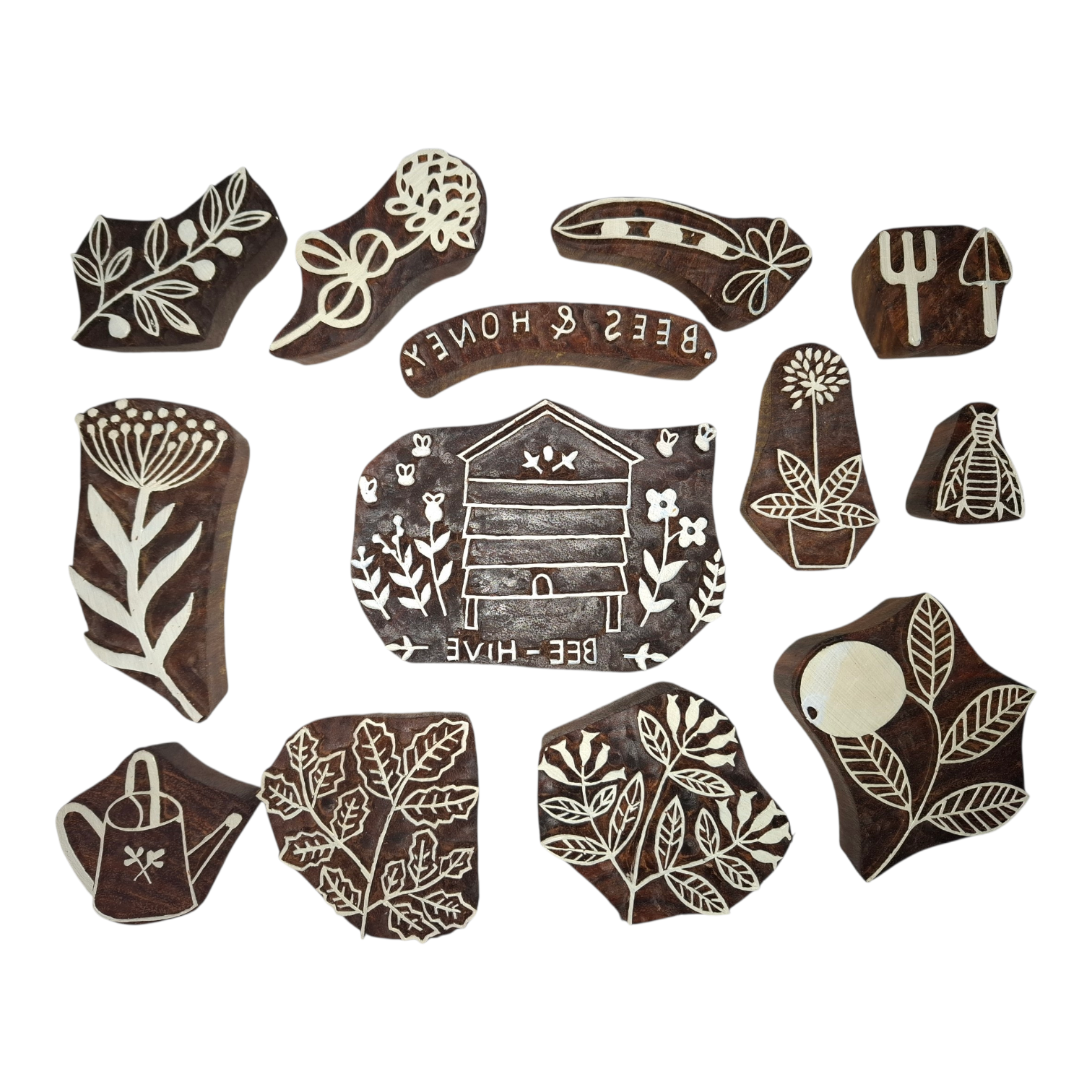 Busy Gardening Bee Blocks