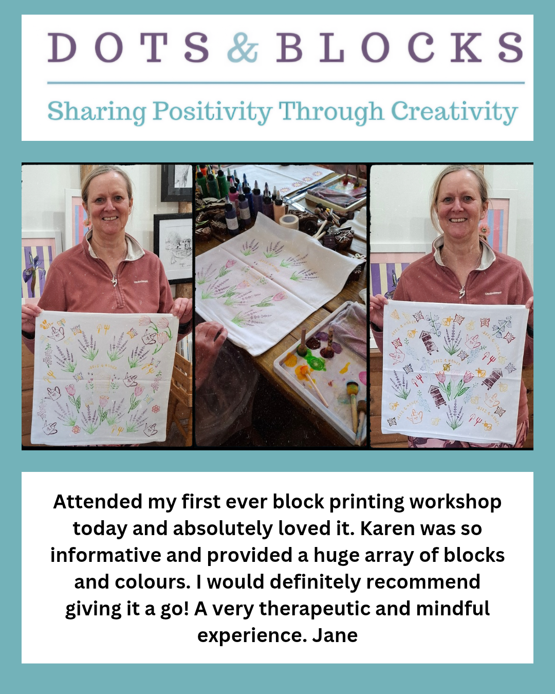 Summer Solstice Block Printing - Image 5